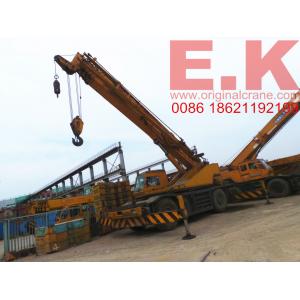 China Right Hand Drive Japanese kato 45ton rough terrainc crane truck crane (KR45H-IIIL) supplier