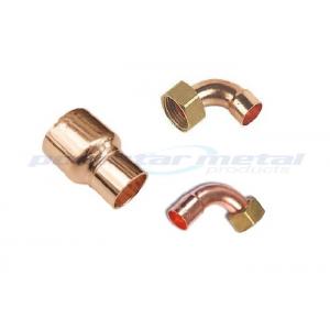 China Custom 1/2 - 24 Copper Tube Fittings 45 Degree Copper Pipe Elbow For Refrigerator supplier
