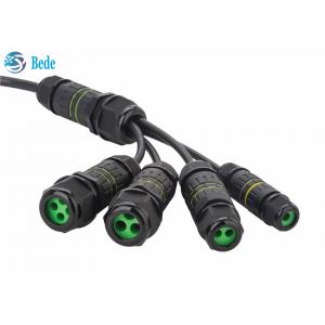 Waterproof Cable Connectors IP68 4 Pins Output 2~4 Wires For Musical Fountain Outdoor Lighting