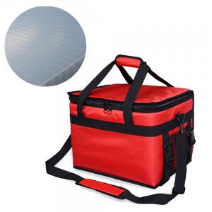 Large Capacity Food Shipping Bag Waterproof Picnic Bags Hollowcore Board Construction Delivery large cooler bag