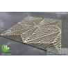 China Exterior Facade Cladding Metal Sheet 3D Design Perforation Pattern PVDF Coating wholesale