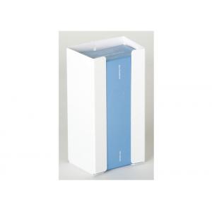 China Powder Coated Metal Single Glove Dispenser White 5-3/4 Width Holds 1 Box supplier