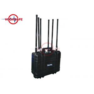 China Six Antennas Mobile Phone Blocking Device 75W Portable With 6 Adjustable Frequencies supplier