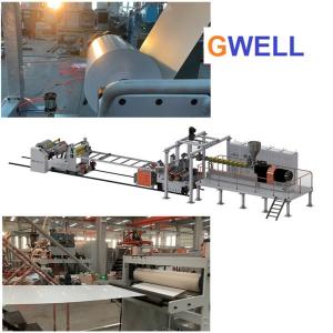 China PLA Single Layer Sheet Production Line For Thermoforming Plastic Sheet Extruder supplier