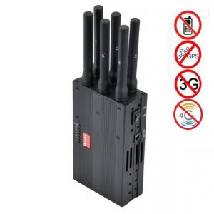 China Best Buy Cell Phone Jammer Portable 6 Bands Switch Control Signal Jammer Built-in Battery Cell Jammer Phone Jammer supplier