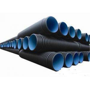 SN4 18 Inch 1mm Wear Resistant Pipes , HDPE Double Wall Corrugated Pipe