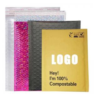 Recyclable Holigraphic Custom Eco Friendly Biodegradable Padded Compostable Bubble Mailer Mailing Bags