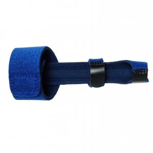 China One Size Fits Broken Bone Splint Middle Finger Wrist Support Blue Color supplier