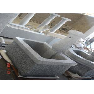 China European Decorative Landscaping Stone Garden Simple Grey Granite Water Fountain supplier