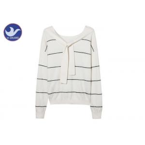 China Pros And Cons Wear Womens Knit Pullover Sweater Bandage Autumn Winter Jumper wholesale