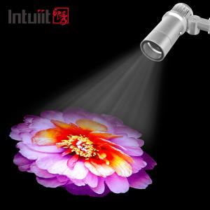 China 100V Exterior Gobo Projector HD 60W Dmx LED Logo Gobo Rotating Projector Light Image Building Projection supplier