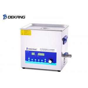 China 6.5 Liter 180W Ultrasonic Cleaning Machine Stainless Steel Temperature Setting supplier