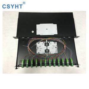 China CATV Fiber Optic Patch Panel FTTB ODF 19 Rack Mount supplier