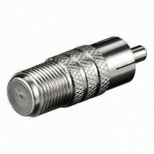 f female to rca male connector, multiple rca to f type connector