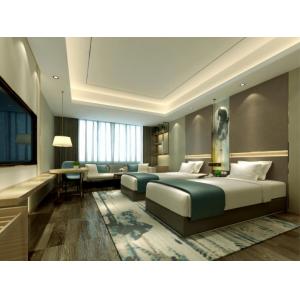 Hotel SGS Approved Guest Room Furniture Set E1 Grade Ash Solid Wood