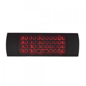 China Gyroscope Backlight Android Air Mouse Keyboard Remote Nano Receiver USB 2.0 supplier