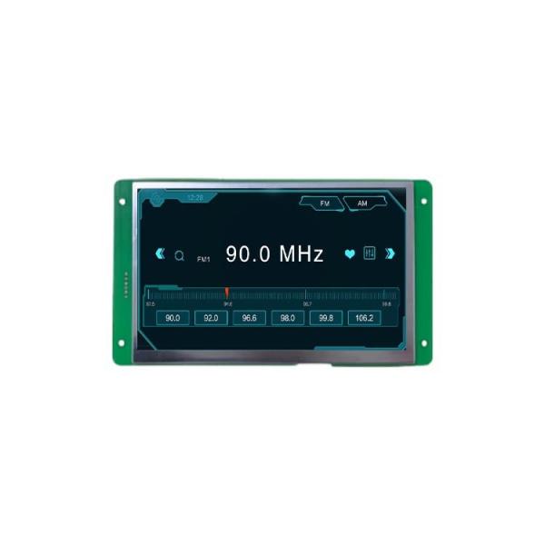 Affichage LCD UART de 7 pouces 1024x600 TTL RS232 Affichage LCD de 300 nits