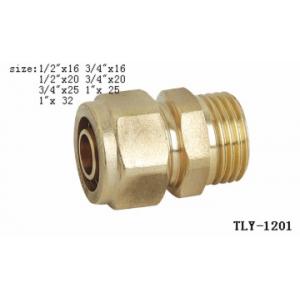 TLY-1201 1/2"-2" Female aluminium pex pipe fitting nipple NPT copper fittng water oil gas mixer matel plumping joint