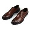 China Les chaussures élégantes en cuir de tous les hommes de logo avec des points Grande-Bretagne dénomme des chaussures élégantes de cuir de Brown wholesale