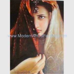 China Handmade Arabian Girl Oil Painting Reproduction Historical People Painting on canvas supplier