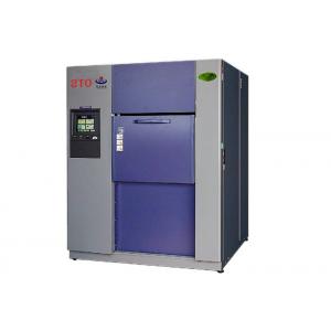 China Two Zones Environmental Thermal Shock Chamber Hermetic Two Stage Compressor wholesale