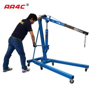 2 Ton Folding Shop Crane Engine Hoist Lift Hydraulic Workshop  Auto Repair Tools