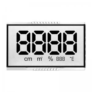 China Semi Transparent Segment LCD Display For Gas Tank Safety Detector supplier