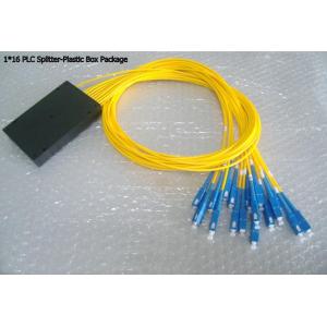 1x16 PLC SC/APC ABS packing Fiber Optic Splitter applied in FTTX networks