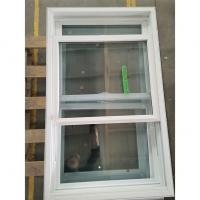 China Tempered Glass UPVC Double Hung Window House Replacement Windows on sale
