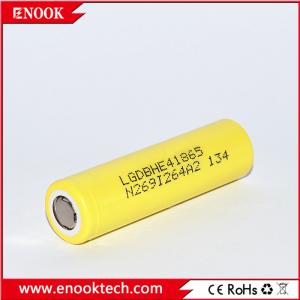 High Discharge Rate Li Ion Battery 2500mah 20A  HE4 Battery 18650