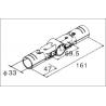 Stamping Metal Pipe Connectors / Pipe Metal Joints For Storage Shelves