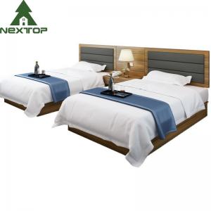 China Deluxe Hotel Double Single Room Bed King And Queen Guest Room Furniture supplier