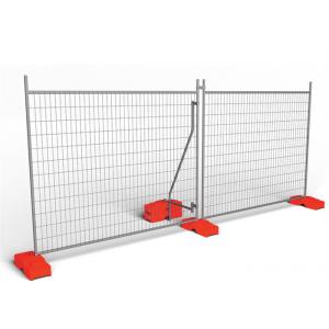2.5mm Wire Diameter Galvanized Welded Temporary Fence For Construction Sites