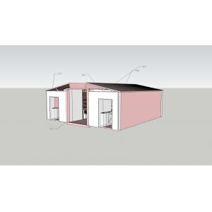 China 40ft Custom Single Side Expansion Twin Cabin Container House Green Building supplier