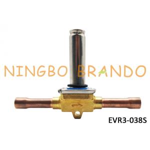 China 032F1204 EVR3-038S s Type Solder ODF Connection 3/8 Solenoid Valve For Refrigeration Without Coil supplier