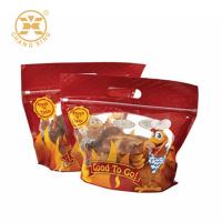 China 2kg Grilled Roast Chicken Cpp Zip Pouch Food Packaging With Handle on sale