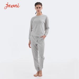 Soft Women'S 2 Piece Loungewear Long Sleeve And Joggers Solid Sweatsuit Set