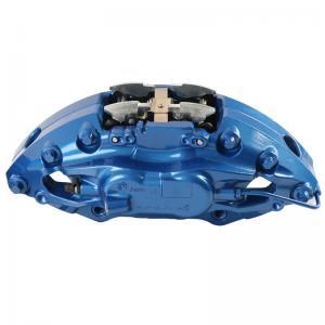 China High Performance 4 Pot Brake Calipers MP Blue Braking Improved Thermal Resistance supplier