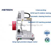 China Multi-Directionally Adjusted 4 Axis Automatic Soldering Machine With Rotation HS-S331R on sale
