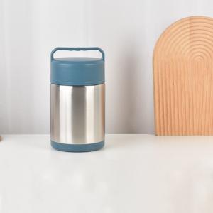 Food container school student insulated thermos keep hot lunch box with spoon designed stainless steel insulated flask