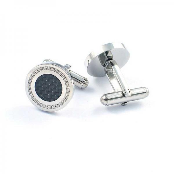 Tagor Jewelry Regular Inventory High Quality Hot 316L Stainless Steel Cuff Links