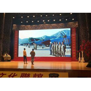 Tri - Color P4 Indoor Fixed Led Display Panel Video Wall With Seetronic Plug