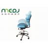 Five Legs Blue Doctor Stool Chair , MJYZ01-02 Portable Dental Chair With Back