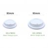 China Eco Friendly Compostable Sippy Cup Lids Sugarcane Bagasse 90 mm Round Cup Cover wholesale