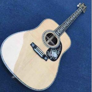 China Aaaa All Real Abalone Super Deluxe Wood D45L Acoustic Guitar Customized Logo Is Available supplier