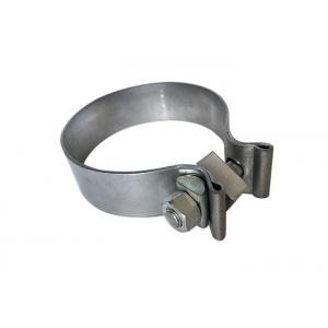 China Multiple Specifications Auto Spare Parts Zinc Plated Exhaust Muffler Clamps With Bolt supplier