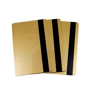 China CR80 Custom Gold PVC Card Plastic Gift Printed Metallic CMYK Offset Printing supplier