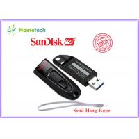 China 100% Original SanDisk CZ48 USB 3.0 Flash Drive 64gb With Password Protection , Black Color on sale