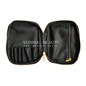China Pro Cosmetic Tool Case Makeup Brush Holder Bag For Travel Black supplier