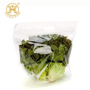 China CPP BOPP Bags For Vegetables Packaging Vegetables Stand Up Resealable Pouch Bags AntiFog supplier